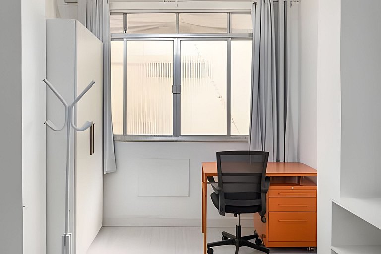 Studio completo no melhor ponto de Copacabana