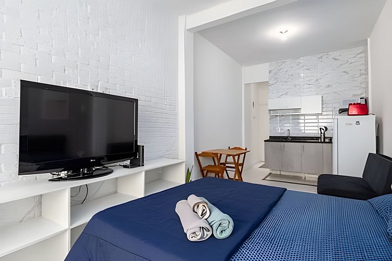 Studio completo no melhor ponto de Copacabana