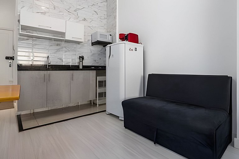 Studio completo no melhor ponto de Copacabana