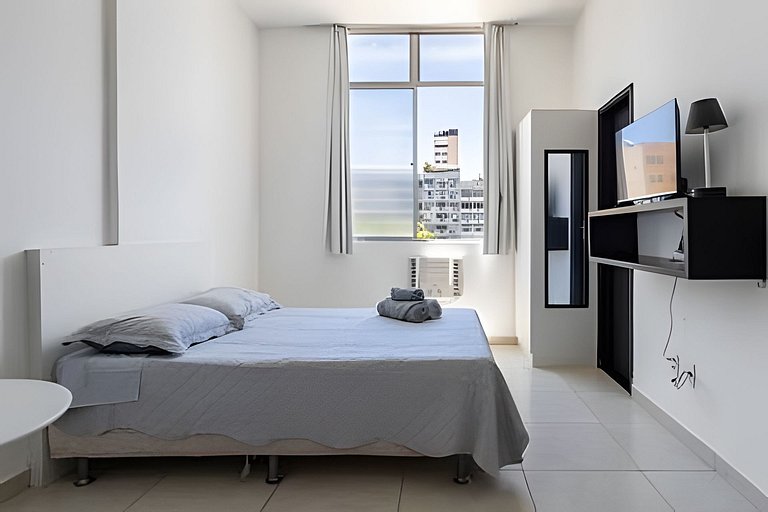 Studio ideal para dois entre Copacabana e Ipanema