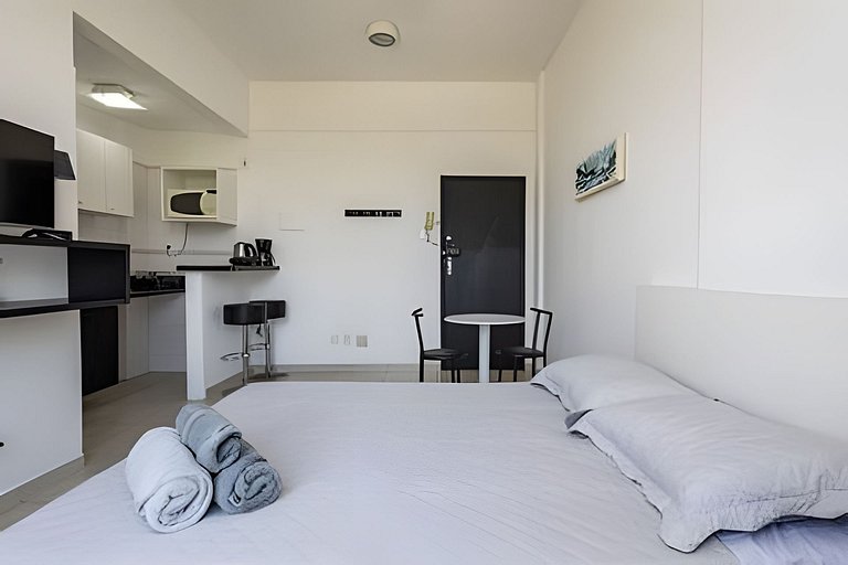 Studio ideal para dois entre Copacabana e Ipanema