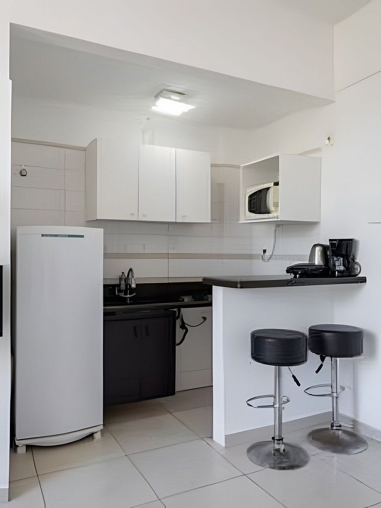 Studio ideal para dois entre Copacabana e Ipanema