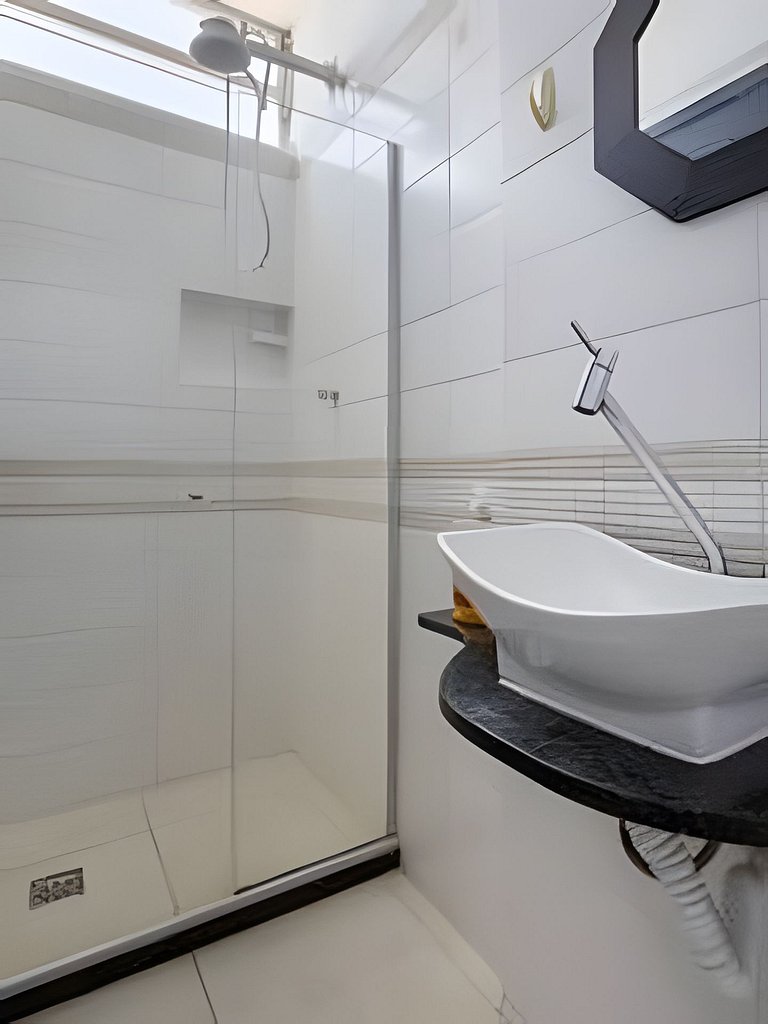 Studio ideal para dois entre Copacabana e Ipanema