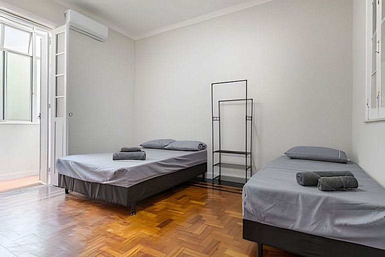 5 quartos em Ipanema amplo e muito bem localizado