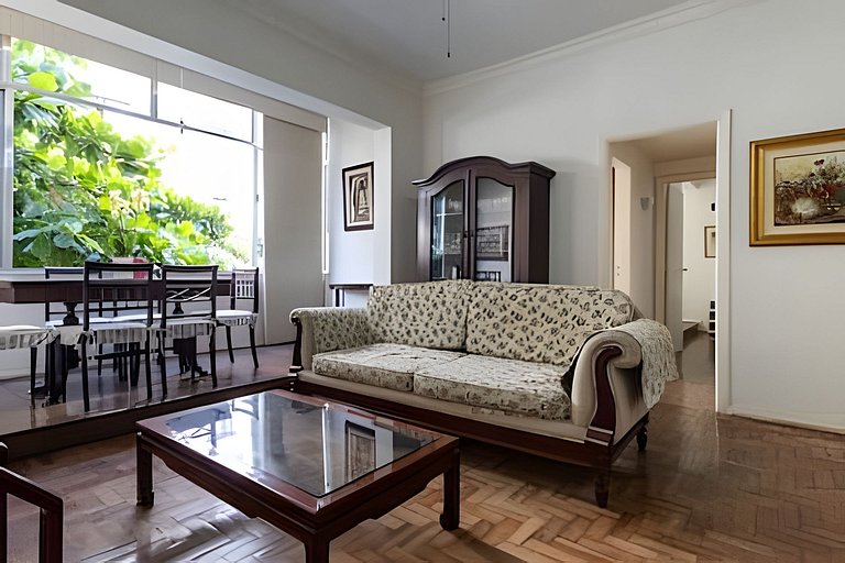 Apartamento família 2 quartos Copacabana 5 pessoas