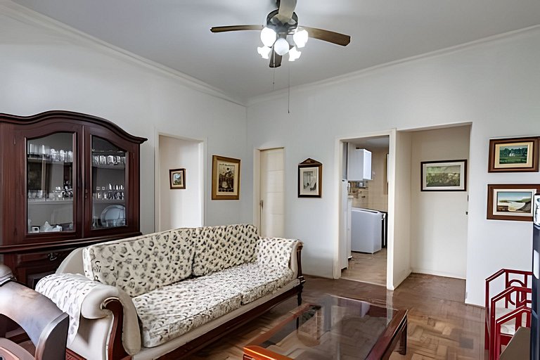 Apartamento família 2 quartos Copacabana 5 pessoas