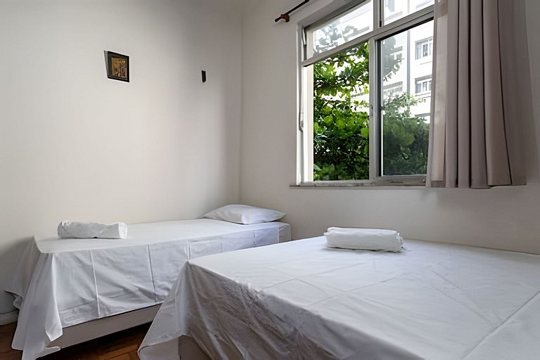 Apartamento família 2 quartos Copacabana 5 pessoas