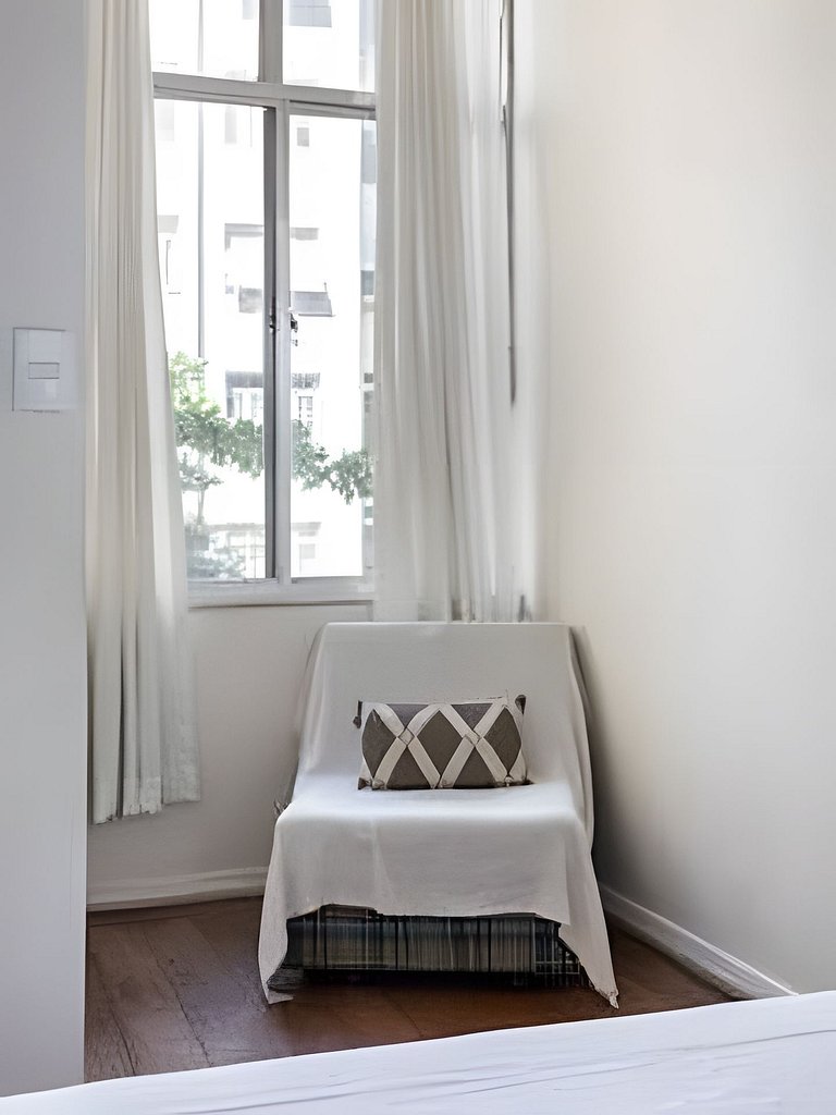 Apartamento família 2 quartos Copacabana 5 pessoas