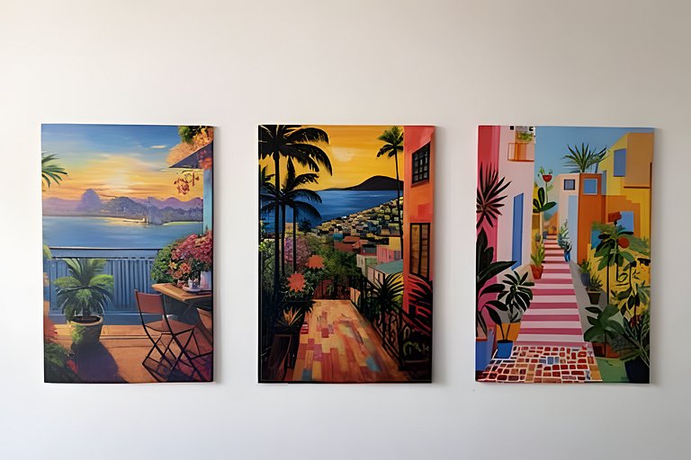 3 quartos ideal para família e grupo em Ipanema