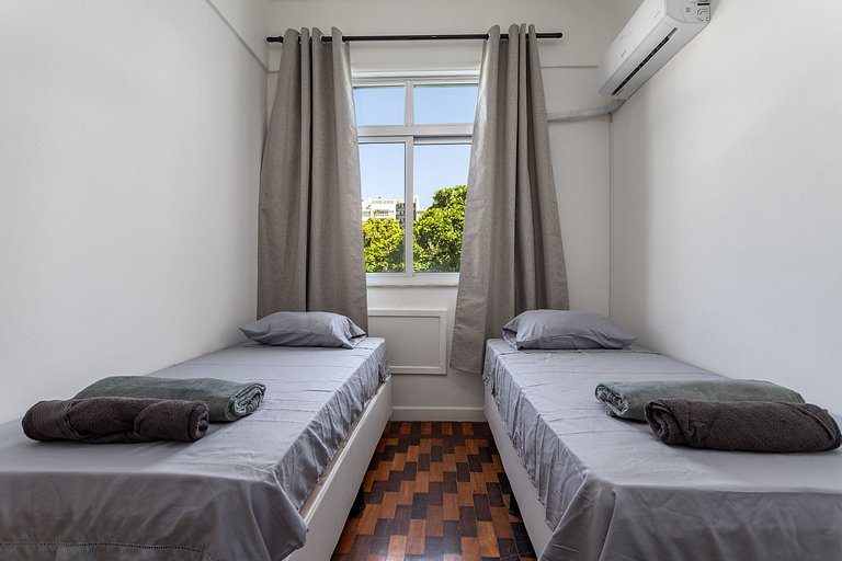 3 quartos ideal para família e grupo em Ipanema