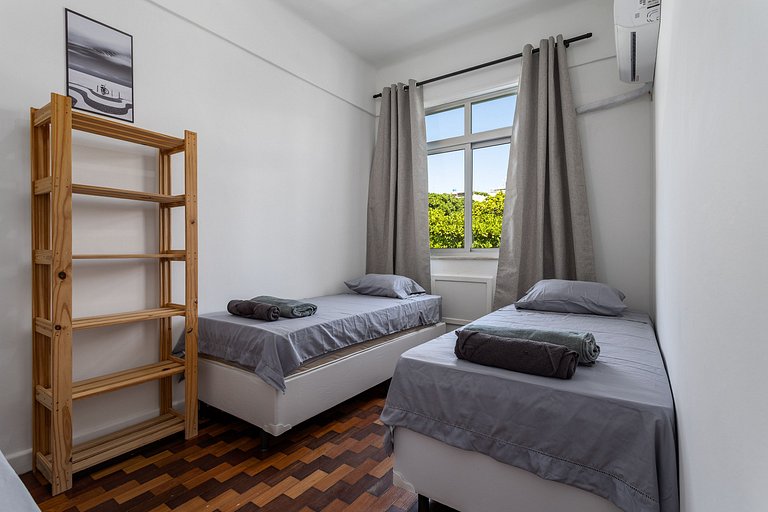 3 quartos ideal para família e grupo em Ipanema
