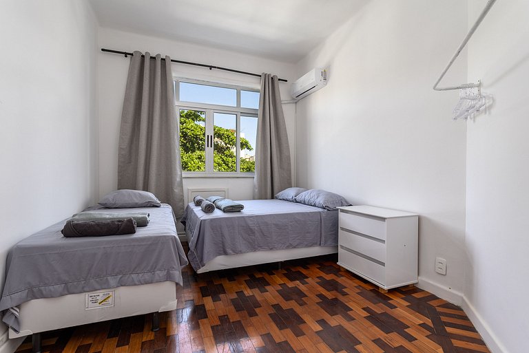 3 quartos ideal para família e grupo em Ipanema
