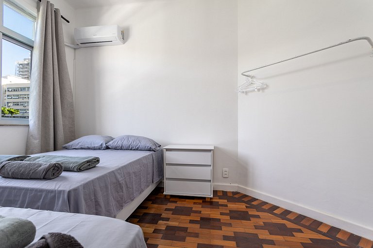 3 quartos ideal para família e grupo em Ipanema