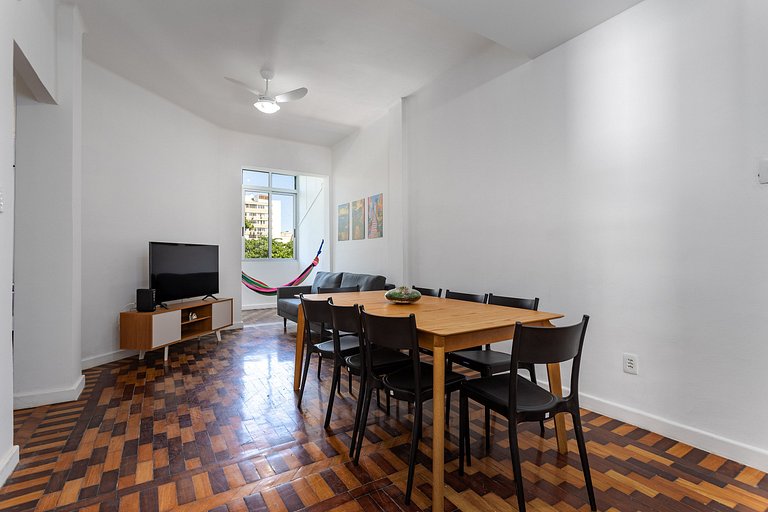 3 quartos ideal para família e grupo em Ipanema