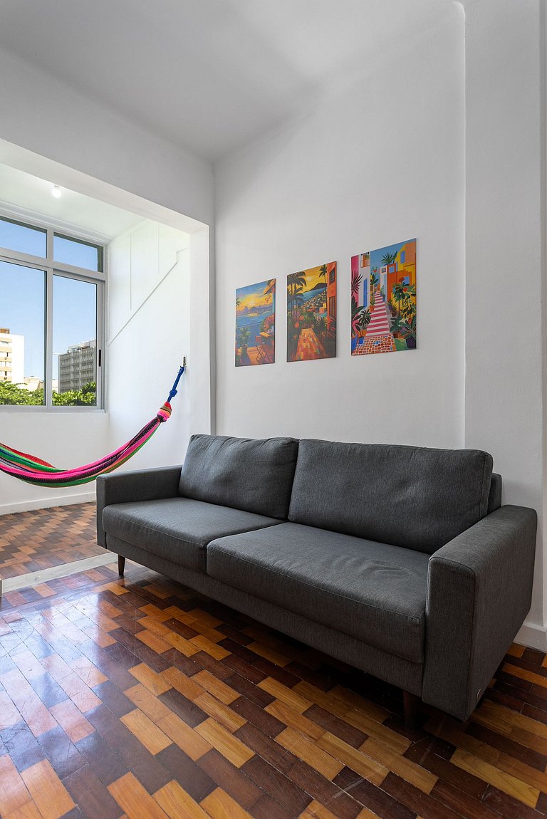 3 quartos ideal para família e grupo em Ipanema