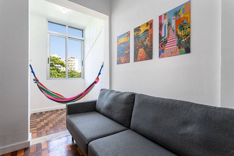 3 quartos ideal para família e grupo em Ipanema