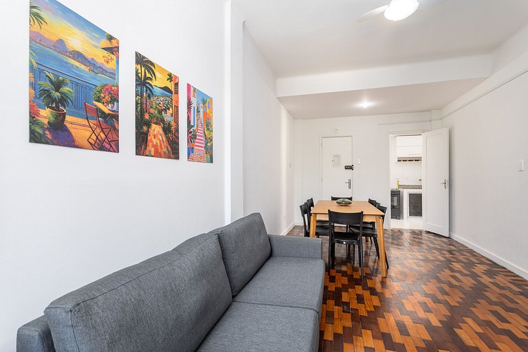 3 quartos ideal para família e grupo em Ipanema