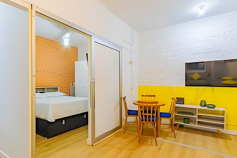 Apartamento Aconchegante em Ipanema •Quarto e Sala