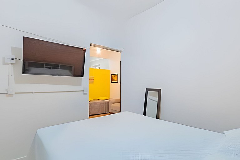Apartamento Aconchegante em Ipanema •Quarto e Sala