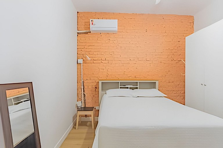 Apartamento Aconchegante em Ipanema •Quarto e Sala