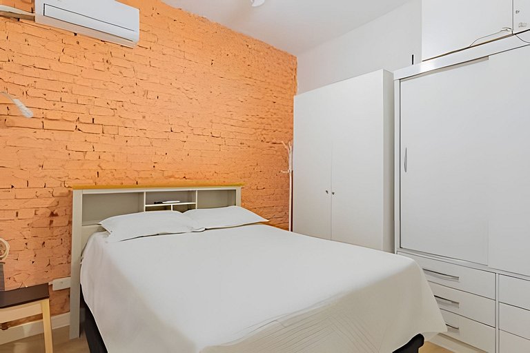 Apartamento Aconchegante em Ipanema •Quarto e Sala