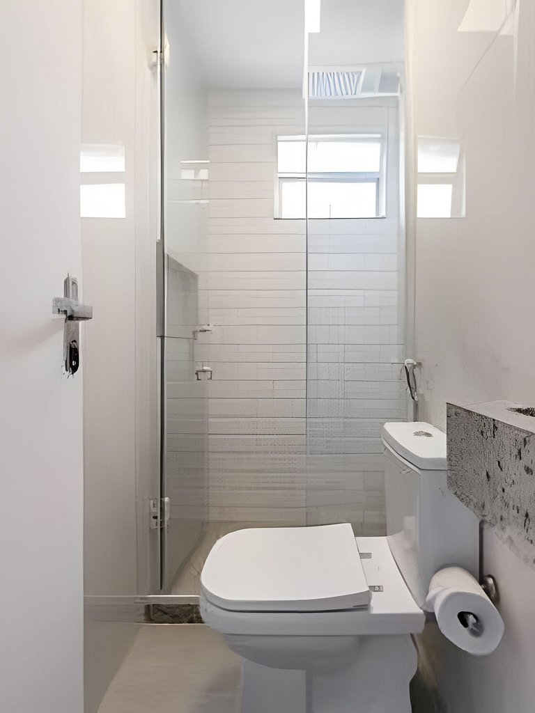 Quarto e sala com vista incrível